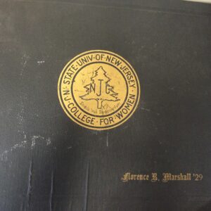 Florence Marshall Scrapbook Cover